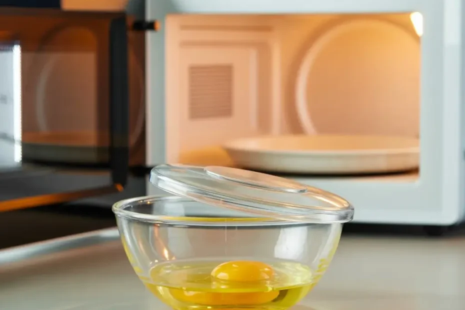 Pode cozinhar ovo no microondas?